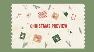 Green and Red Cute Illustrated Christmas Market Event Flyer 4.25 x 5.5 in 11 x 17 in Website 300x169